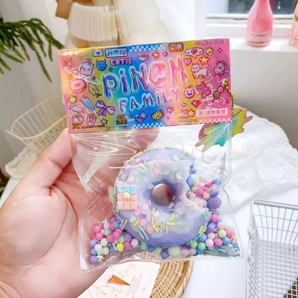 Taba Squishy Squeeze Toys Fidget Squishy Food Toys Reduced Pressure Kawaii Donuts Waf alternate view