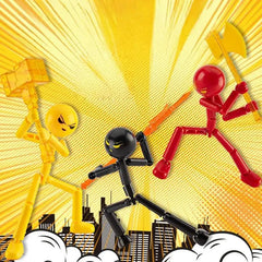 Multi-jointed Stickman Action Figure | 3D Printing Mannequin Toy alternate view
