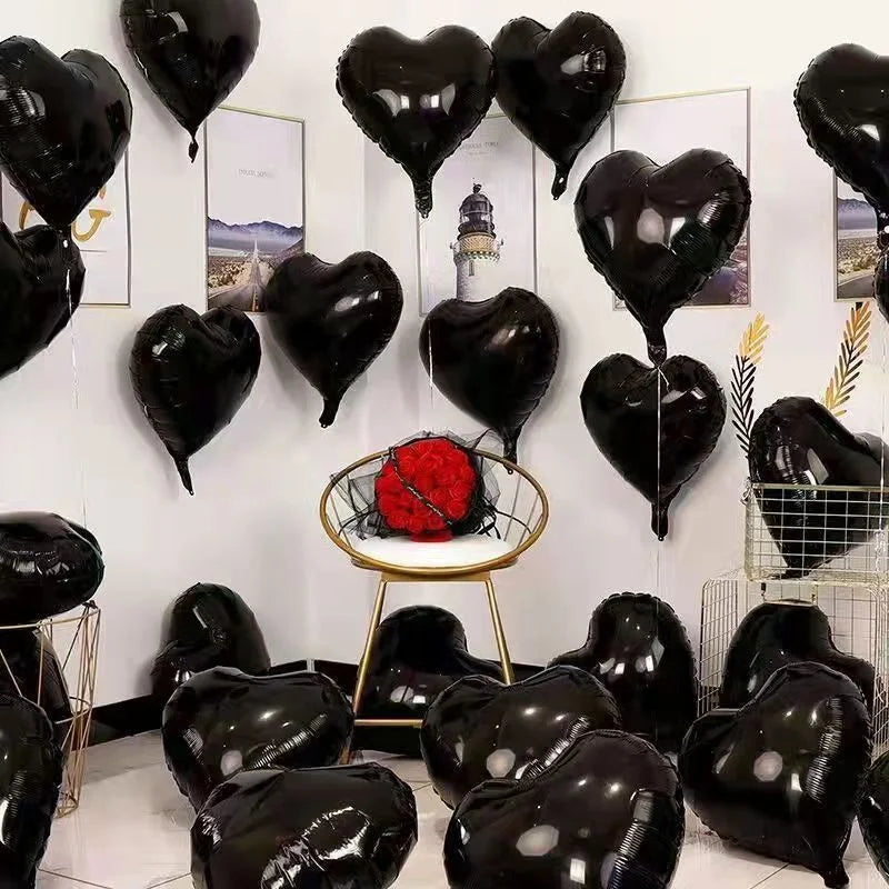 Love Heart Foil Balloons Helium Balloon Valentine's