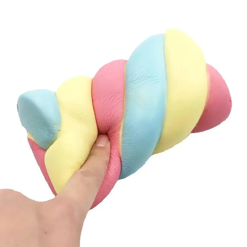 TOBEFU Cute Marshmallow Squishy PU Scented Antistress Toy | Slow Rising Stress Relief lifestyle view