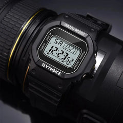 SYNOKE Outdoor Military Digital Watch For Men Fashion Retro Men Watch Sports Waterproof Men Watch Mu