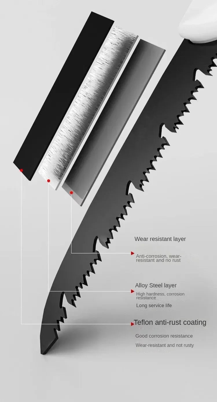 Folding Hand Saw – Portable Pruning and Woodworking Tool