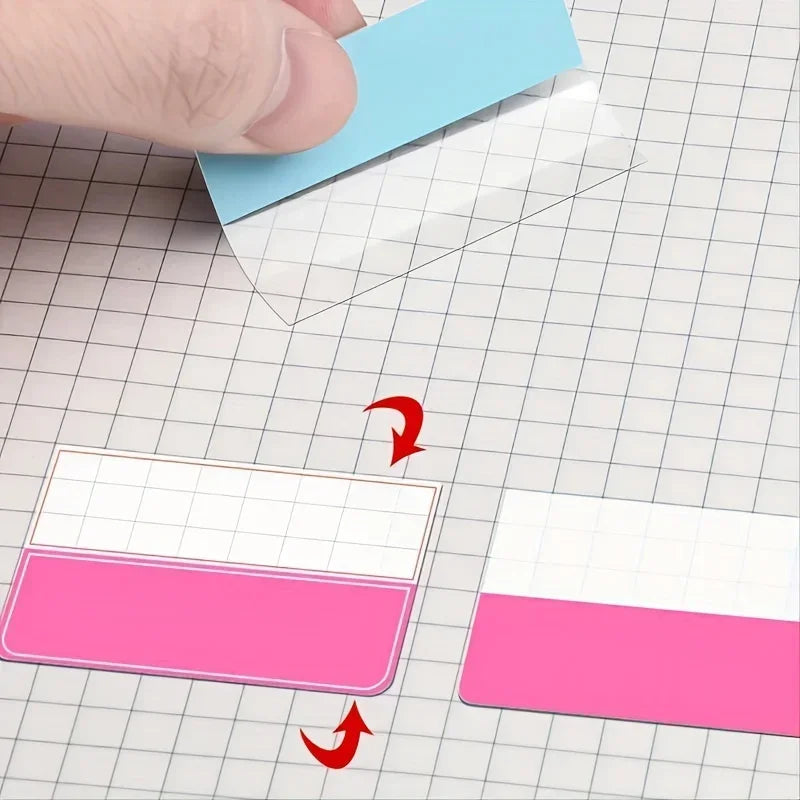 240/120/60PCS Multicolor Sticky Writable Repositionable Index Tabs for Pages detail view