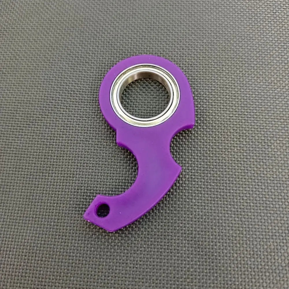 Fidget Spinner Keychain | Glow in the Dark Stress Relief Toy alternate view