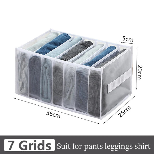 Jeans Organization Storage Box | Closet Drawer Organizer for Pants and Clothing alternate view
