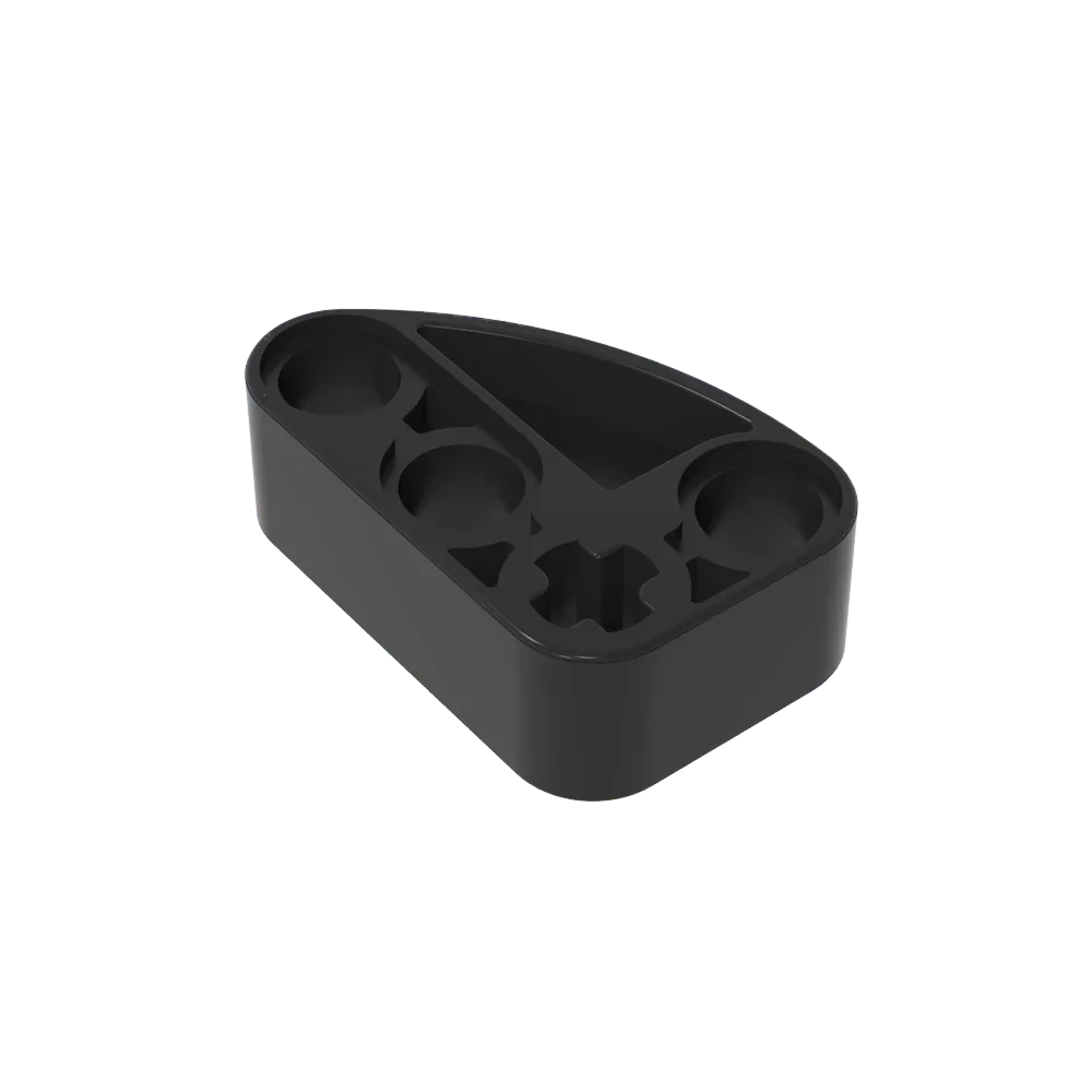 Gobricks GDS-2016 Technical Beam 2 x 3 L-Shape with Quarter Ellipse Thick | Building lifestyle view