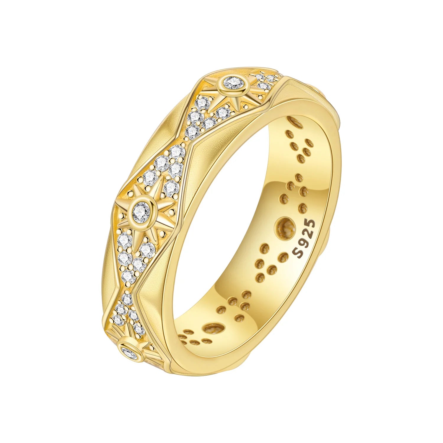 PANPOKI S925 Sterling Silver FOREVER Eternal Ring Closed Ring For Women Original Fing lifestyle view