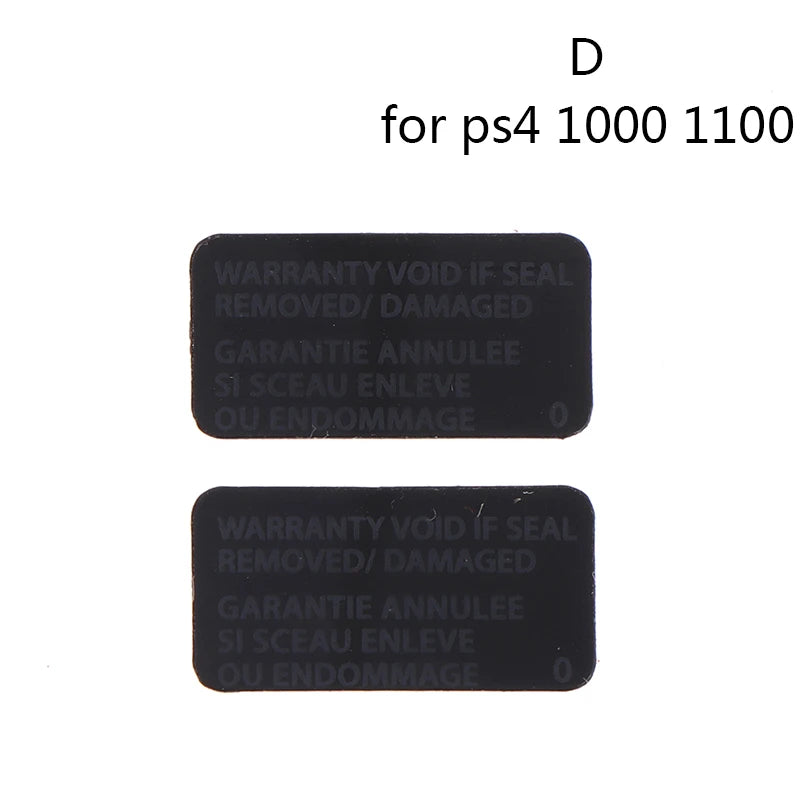 100% Brand New 2pcs Host Seal Sticker Label for PS4 1000/1100 1200 for slim 2000 for ps4 pro