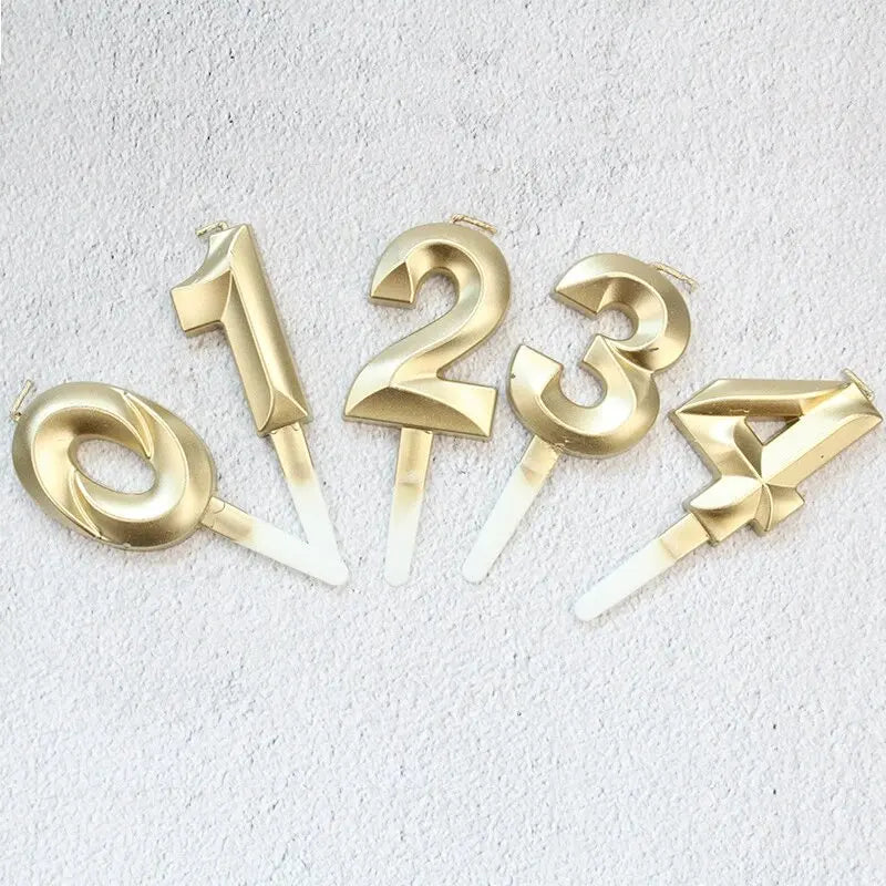 Candles Digital Candle Cake Topper Birthday Party Wedding Cake close-up view