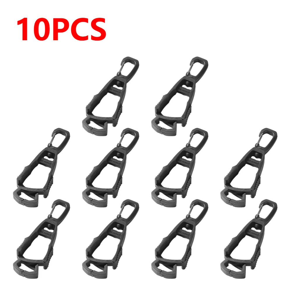 1-10pcs Glove Clips For Work Glove Holders Glove Belt Clip With Hook Portable Work Glo close-up view
