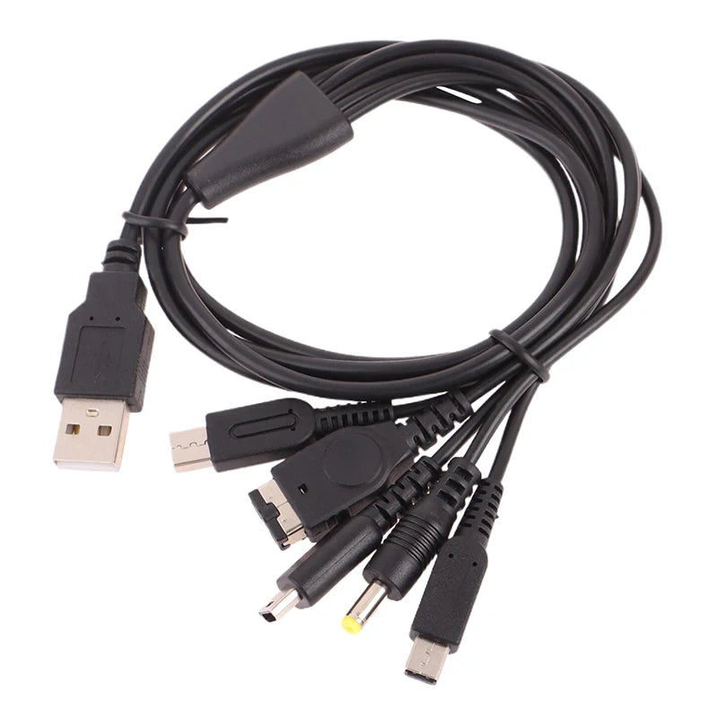 5-in-1 USB Game Charger Cable for 3DS, PSP, Wii U | Fast Charging Cord detail view