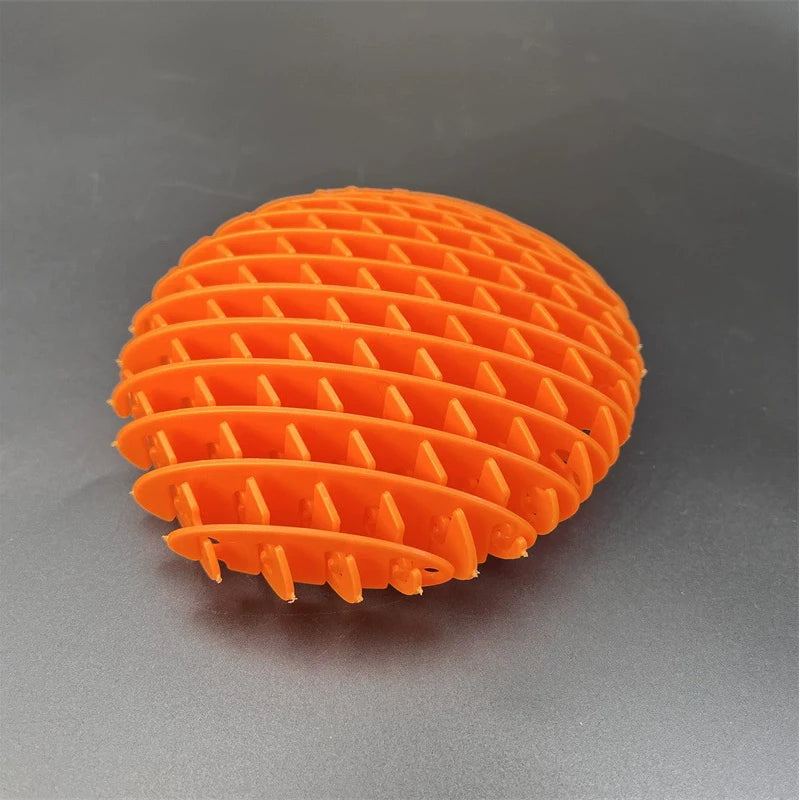 3D Telescopic Decompression Elastic Mesh Toys Stress Relief Small Worm Decompressio additional angle