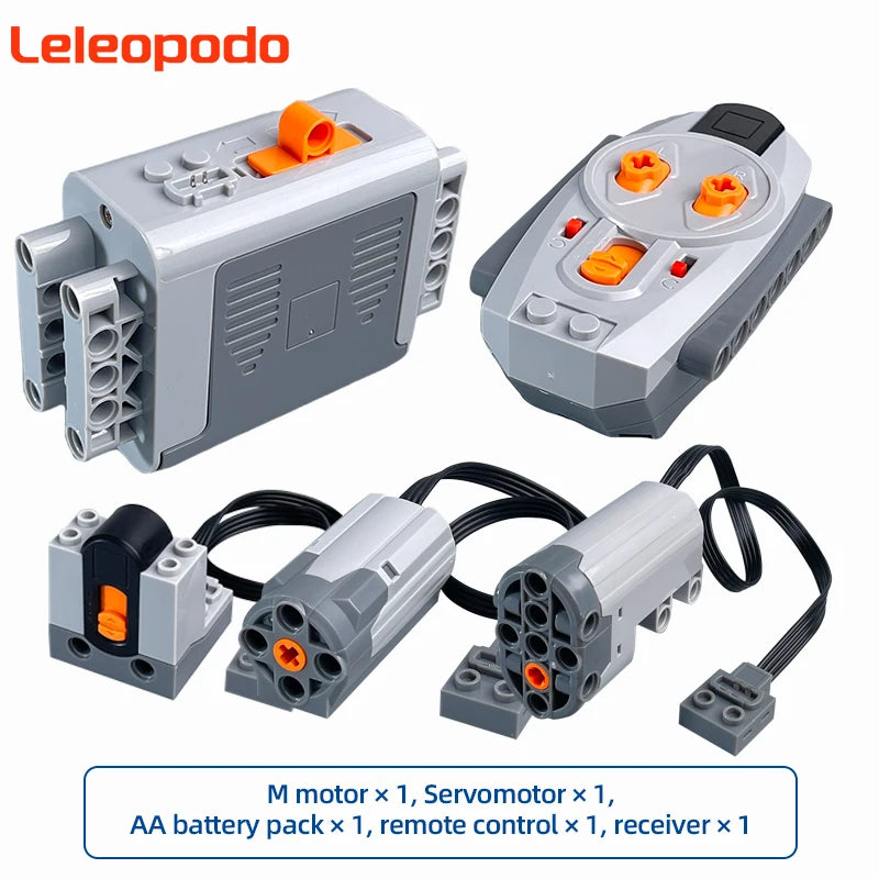 MOC Power Functions Enhanced Version M L XL Servo Red Motor Technical Part Building additional angle