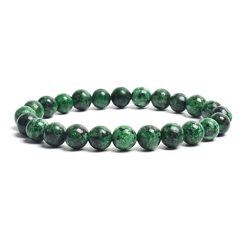 Natural Stone Beads Bracelet For Women Men Amethysts Crystal Quartzs Aquamarines Jades J detail view