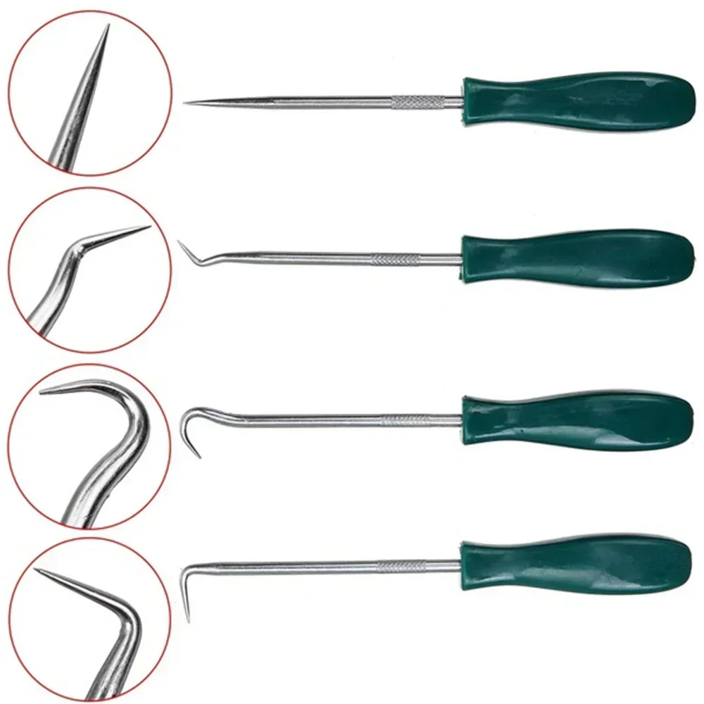 4Pcs Oil Seal Screwdrivers Set Car Auto Vehicle Pick Hooks For Garages General-Plumbe lifestyle view