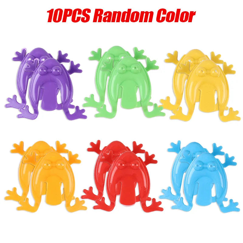 10-50Pcs Jumping Frog Bounce Fidget Toy Antistress Relieve Kids Birthday Party Favors Go detail view