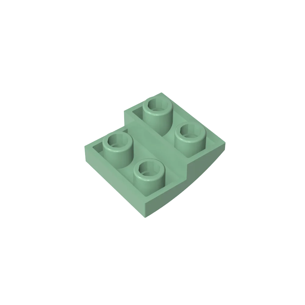 Gobricks GDS-1270 Slope, Curved 2 x 2 Inverted | Compatible with Lego 32803 Building lifestyle view