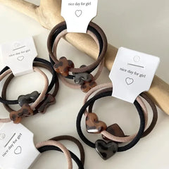 3pcs/set Woman Korean  New Classic Leopard Hair Rope Fashion Acrylic Hair Rope Ties Headwear Girls Women Hair Accessories