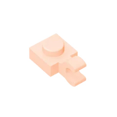 PLATE 1X1 W/HOLDER VERTICAL Building Block | Compatible with Lego 6019 61252 close-up view
