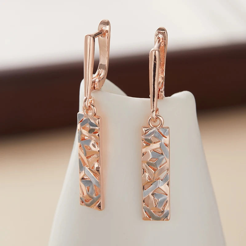 Fashion Trend Silver Color Irregular Spike Hanging Earrings for Men and Women Unique lifestyle view