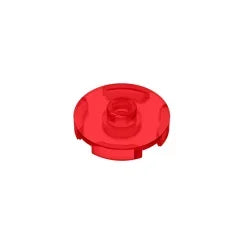 Gobricks GDS-1041 Fliese Rund 2x2 mit offener Noppe | Kompatibler Baustein für DIY-Lernsets