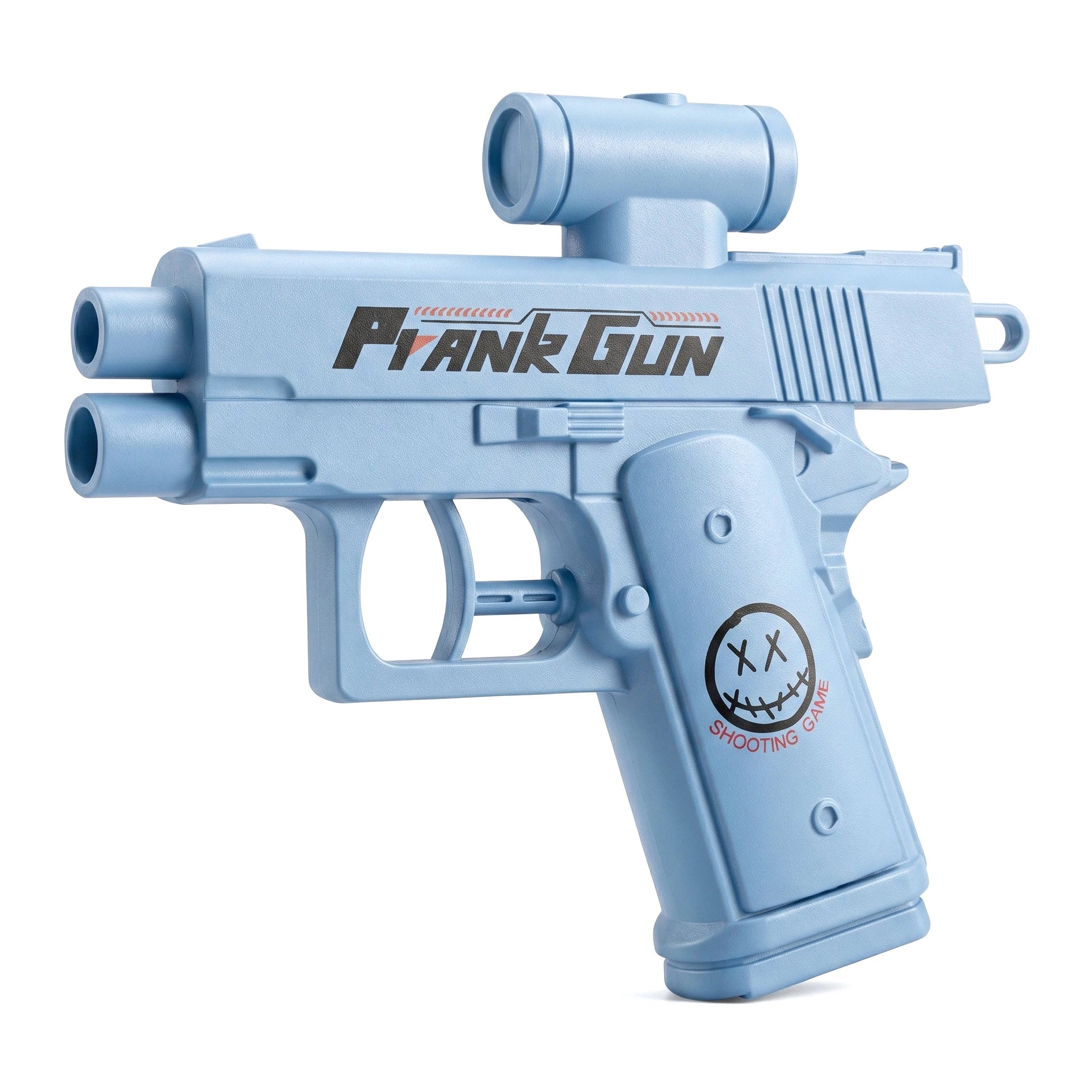 2-Way Reverse Splash Water Gun | Double Directional Prank Toy close-up view