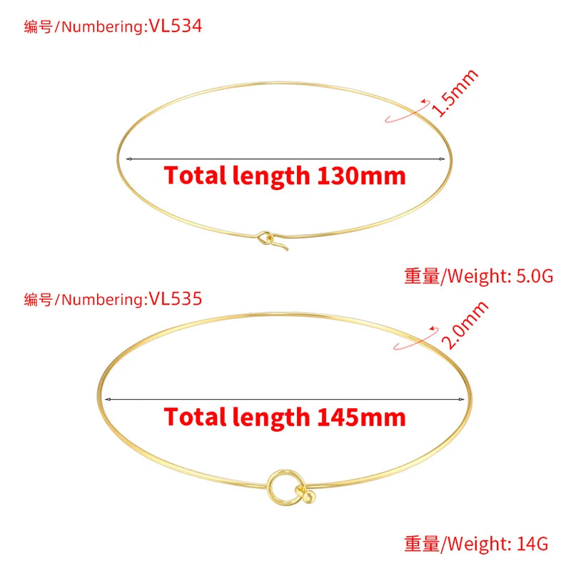 316L Stainless Steel Heart Round Adjustable Collar Women's Necklace Simple Open Neck alternate view