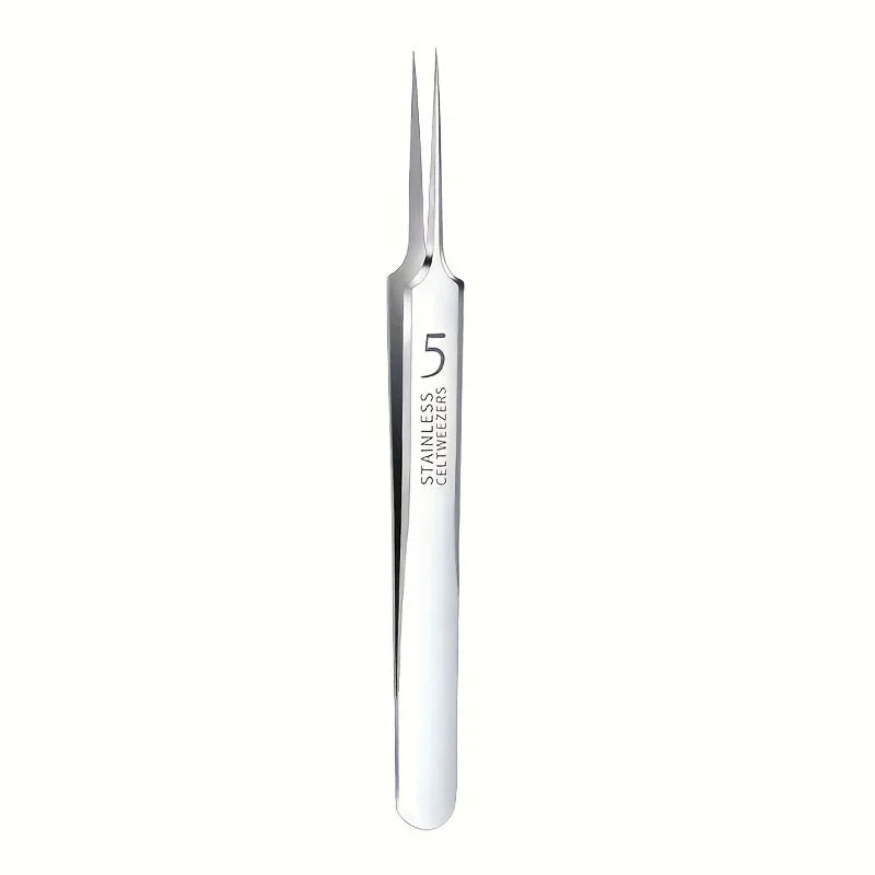 1/3pcs Extra Fine No. 5 Cellular Acne Blackhead Tweezers | Facial Beauty Tool for Ski alternate view