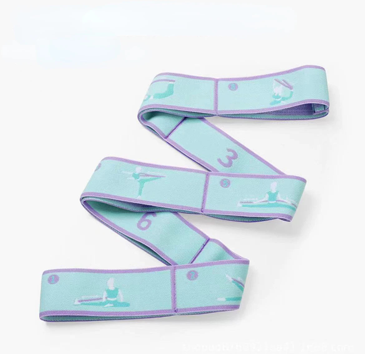 Yoga Stretching Belt | Elastic Resistance Band with Loop Design for Pilates alternate view