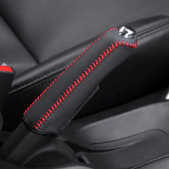 Artificial Leather Handbrake Cover Car Interior Sleeve