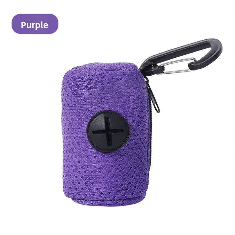 Dog Poop Bag Dispenser Hangingable Dog Poop Bag Holder Poo Bags Dispenser for Dogs Wa alternate view