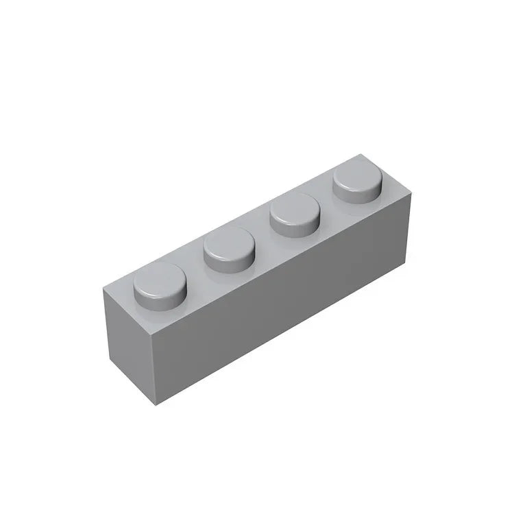 Gobricks GDS-534 Brick 1 x 4 without Bottom Tubes | Compatible Building Block Set alternate view