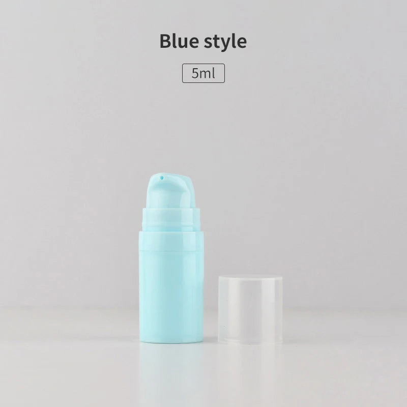 5/10/15ml Empty Airless Pump Bottles Mini Lotion Vacuum Cosmetic Containers Women Make U detail view