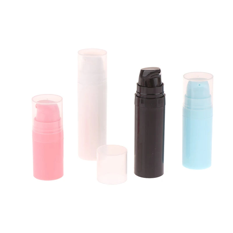 Refillable Lotion Bottles Airless Pump Vacuum Toiletries Container Empty Plastic Cosm lifestyle view