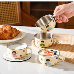 〔CC11〕80/220ml Stainless Steel Water Cup Mug For Kids Anti Scalding Milk Coffee Cup M alternate view