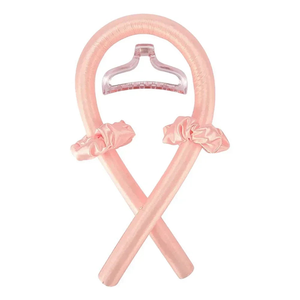 Heatless Curling Rod Headband | No Heat Hair Curler for Soft Sleeping Curls additional angle