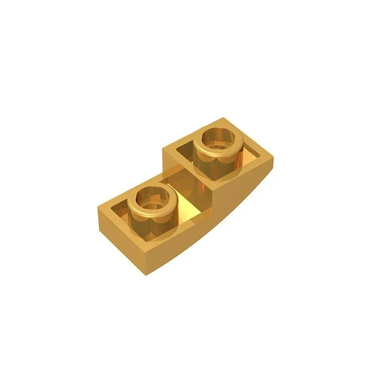 Gobricks GDS-795 Slope, Curved 2 x 1 Inverted | Compatible Building Block for DIY Pro lifestyle view