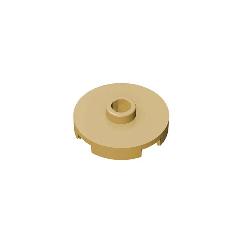 Gobricks GDS-1041 Tile Round 2x2 with Open Stud | Compatible Building Block for DIY E lifestyle view