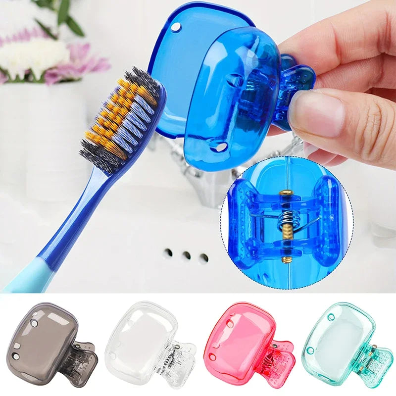 1PCS Travel Toothbrush Head Covers Toothbrush Protector Cap Brush Pod Case Protective Portable Plast