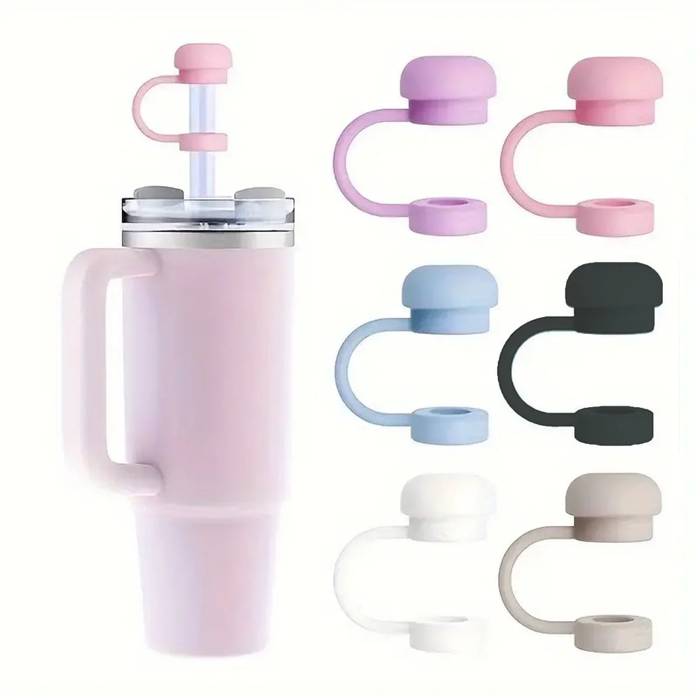 6/12pcs Stanley Straw Cap, 0.4 Inch Stanley Silicone Straw Cap Accessory, Dustproof Straw Cover, Sui