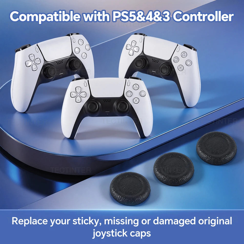 Plastic Non-slip Thumb Grip Caps | Wearproof Joystick Covers for PS4 PS5 Controller alternate view