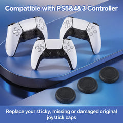 Plastic Non-slip Thumb Grip Caps | Wearproof Joystick Covers for PS4 PS5 Controller alternate view
