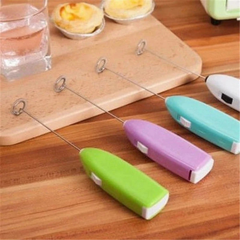 Mini Electric Egg Beater | Handheld Milk Frother and Coffee Whisk lifestyle view
