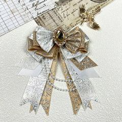 Lightstick Kpop Concert Lolita Gate Backpack Ribbons, Light Stick Long Streamers Knot close-up view