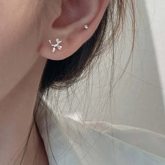 925 Sterling Silver Balloon Dog Stud Earrings | Fashion Animal Jewelry for Women Girl alternate view