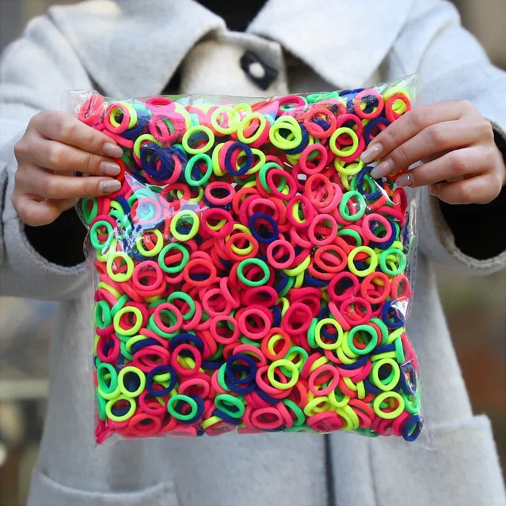 Scrunchie Rubber Band Kid Hair for Girls Ponytail Hold lifestyle view