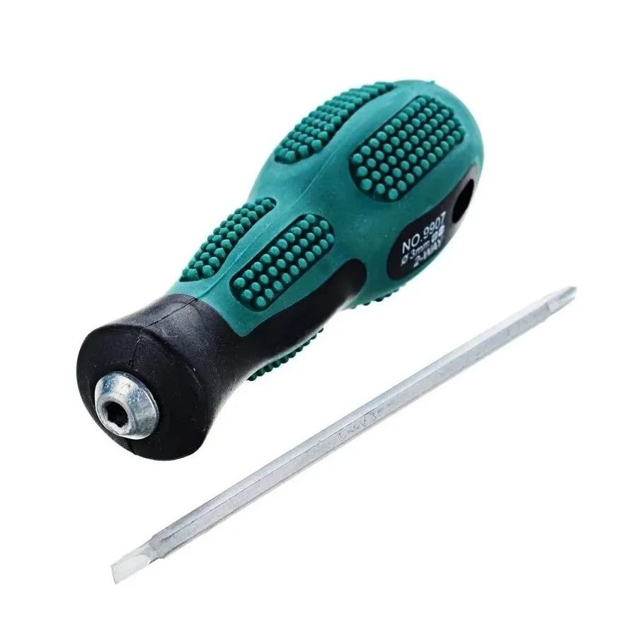 Dual-use Slotted Cross Screwdriver Handle | 3x75mm Bolt Driver Set additional angle