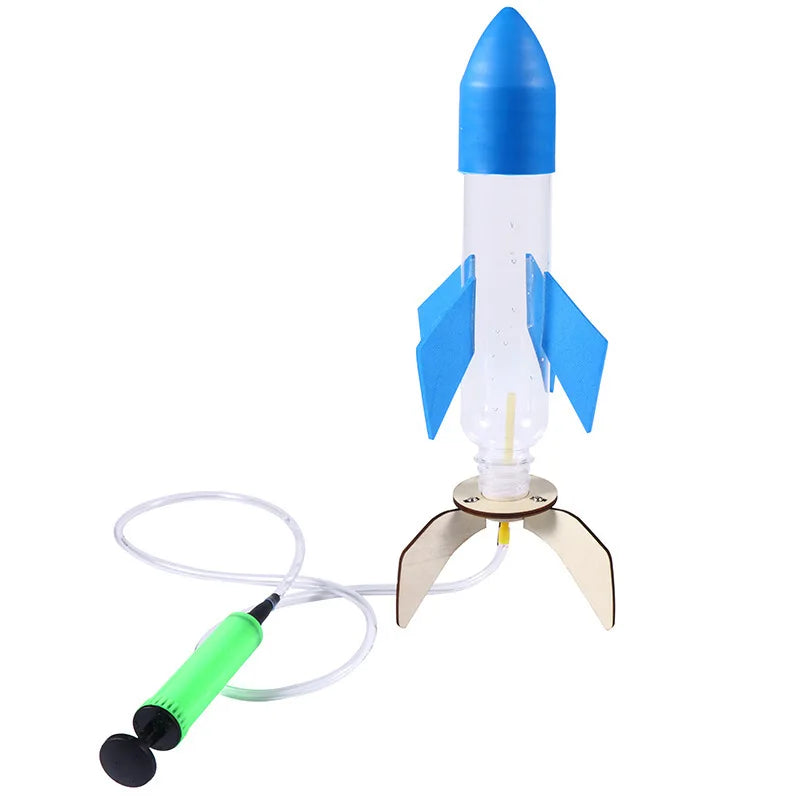 DIY Rocket Sprinklers Toys Water Splash Rocket Outdoor Water Play Toy DIY Science E additional angle