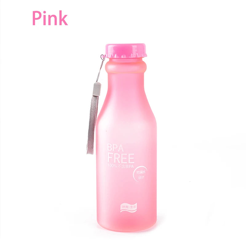 480ml Plastic Cute Yogurt Water Bottle Tour Drinking Bottle Yakult Shape Kawaii Milk lifestyle view