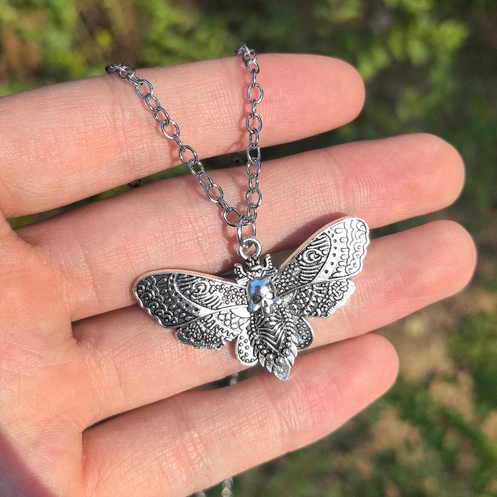 Special Wind Cross Skeleton Spider Set Necklace, Y2K Personalized Trendy Cool Girl Neckl detail view